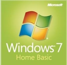 Microsoft Windows 7 Familiale Basic SP1 Français 32 bits - OEM (F2C-00874)