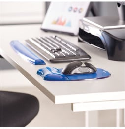 Repose-poignets clavier Gel Crystal™ Bleu (F9113709)