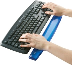Repose-poignets clavier Fellowes Gel Crystal™ Bleu (9113709) — image 2