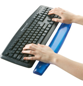 Repose-poignets clavier Gel Crystal™ Bleu (F9113709)