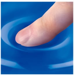 Repose-poignets clavier Gel Crystal™ Bleu (F9113709)