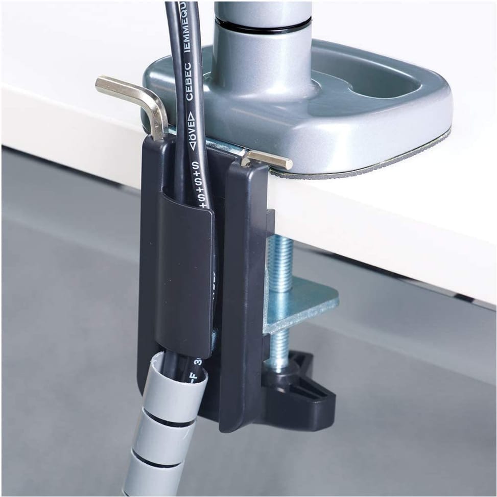 Bras porte-écrans double Eppa™ - Noir (F9683301)