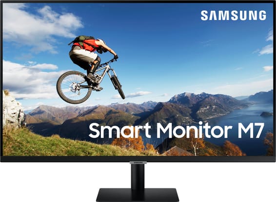 Écran intelligent Samsung M7 32 " avec connectivité mobile et résolution UHD (LS32AM700UMXZN)