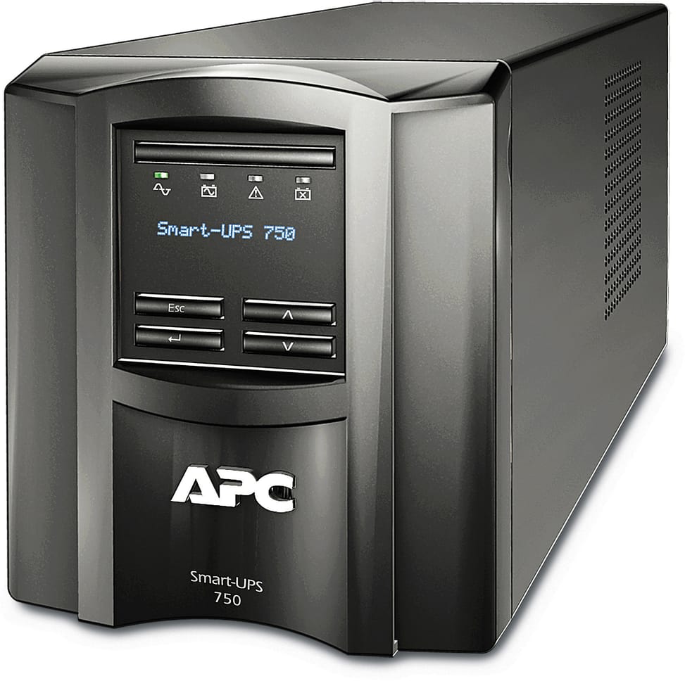 جهاز UPS تفاعلي خطي (Line-interactive) APC Smart-UPS SMT SMT750IC - 500 W / 750 VA - 6 مقابس C13 — صورة 1