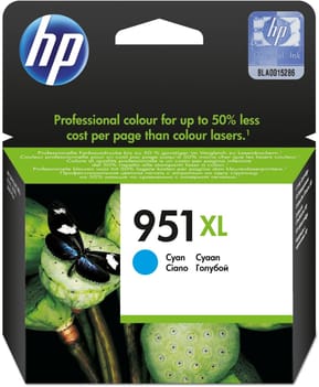 HP 951XL Cyan - Cartouche d'encre grande capacité HP d'origine (CN046AE)