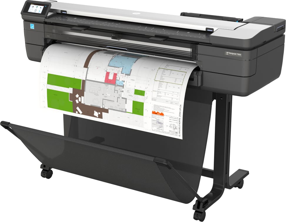 جهاز بلوتر متعدد الوظائف HP DesignJet T830 مقاس 36 بوصة (F9A30D) — صورة 18