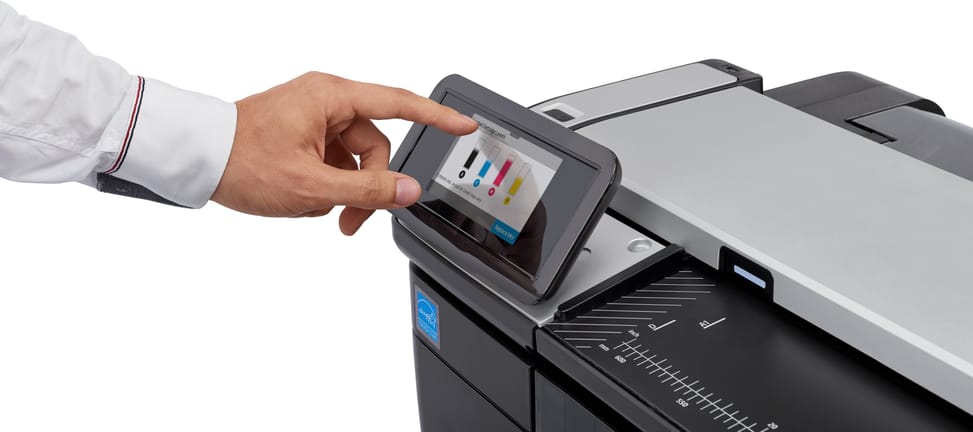 جهاز بلوتر متعدد الوظائف HP DesignJet T830 مقاس 36 بوصة (F9A30D) — صورة 7