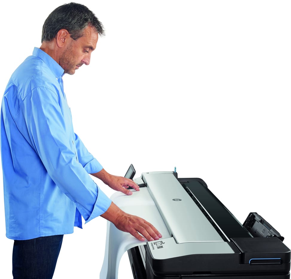 جهاز بلوتر متعدد الوظائف HP DesignJet T830 مقاس 36 بوصة (F9A30D) — صورة 10