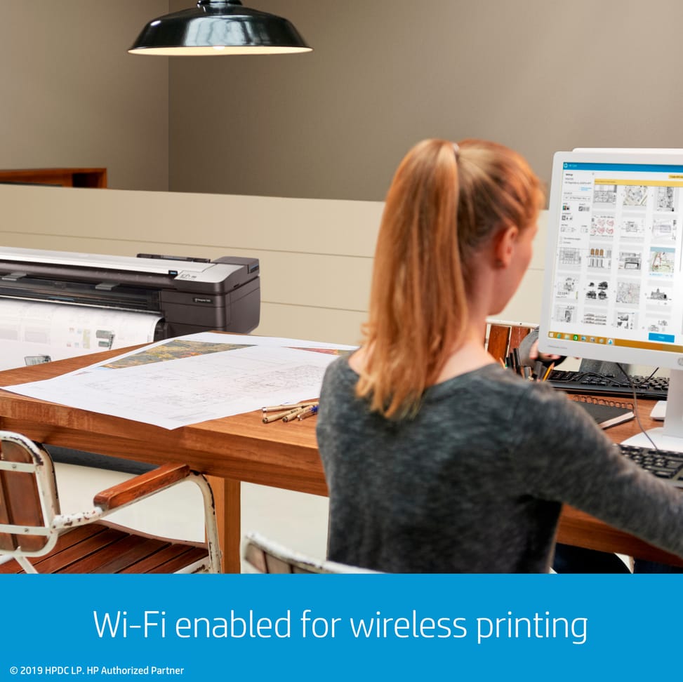 جهاز بلوتر متعدد الوظائف HP DesignJet T830 مقاس 36 بوصة (F9A30D) — صورة 15