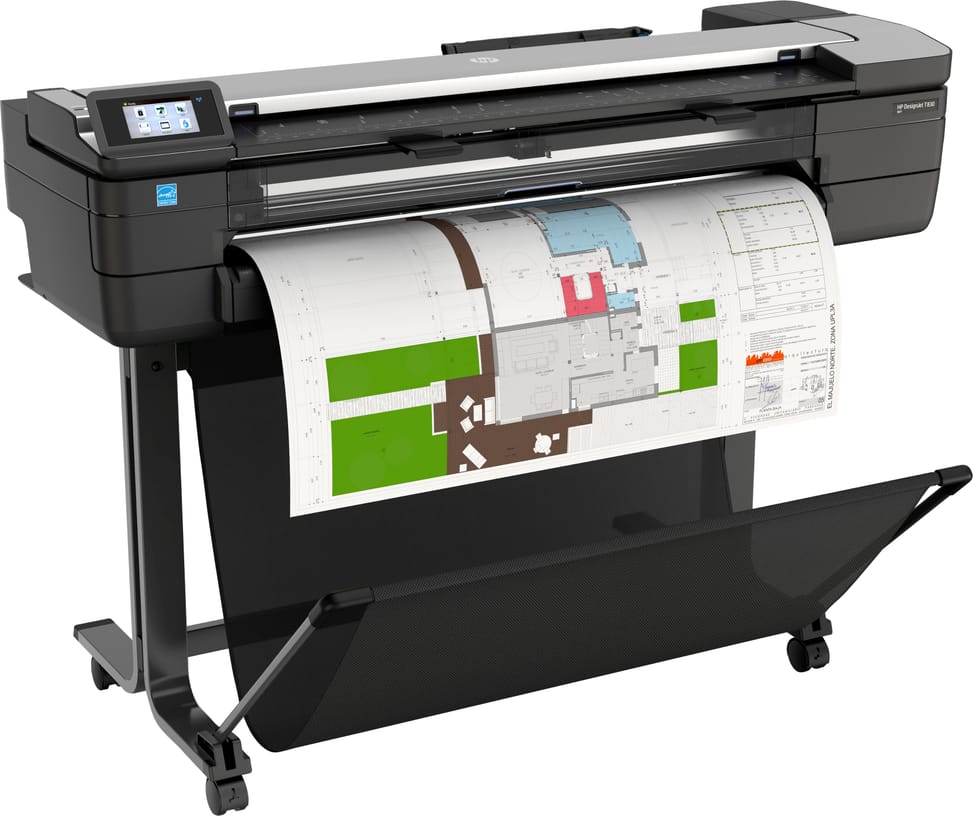 جهاز بلوتر متعدد الوظائف HP DesignJet T830 مقاس 36 بوصة (F9A30D) — صورة 2