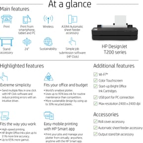 Traceur HP DesignJet T230 de 24 pouces (5HB07A) — image 4