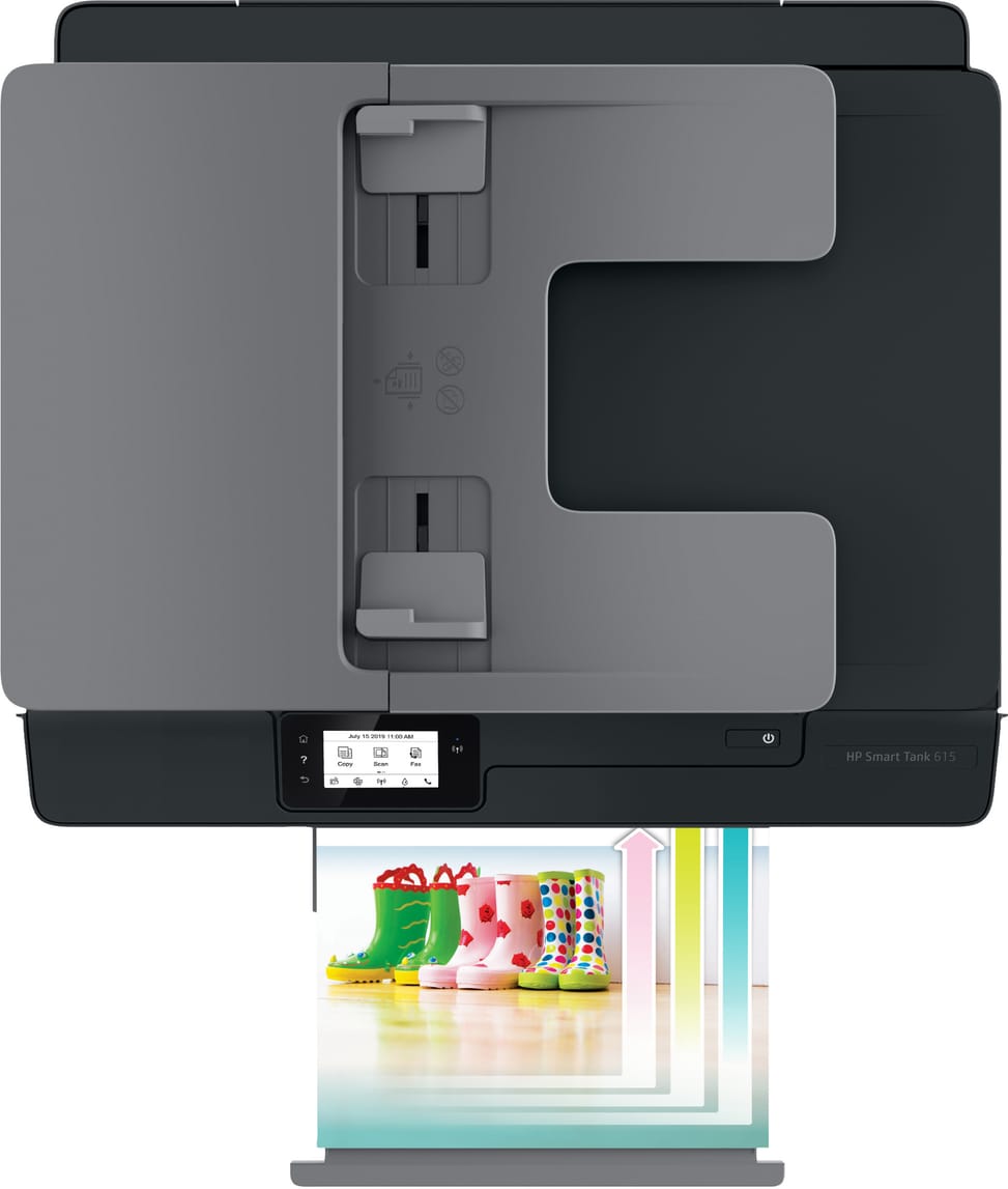 طابعة متعددة الوظائف بخزانات حبر قابلة للتعبئة HP Smart Tank 615 (Y0F71A) — صورة 4