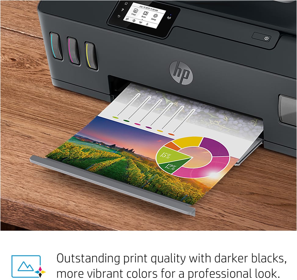 طابعة متعددة الوظائف بخزانات حبر قابلة للتعبئة HP Smart Tank 615 (Y0F71A) — صورة 9