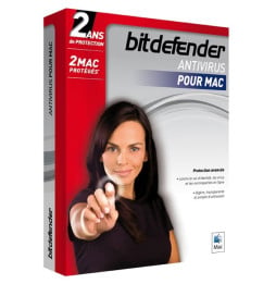 BitDefender Antivirus pour Mac FR - Licence 2 ans/ 2 postes (B-FBDAV-1M2P002)