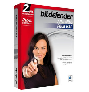 BitDefender Antivirus pour Mac FR - Licence 2 ans/ 2 postes (B-FBDAV-1M2P002)