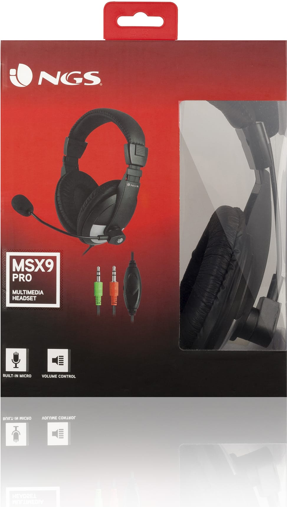 Casque avec Microphone NGS MSX9 PRO Jack (MSX9PRO)