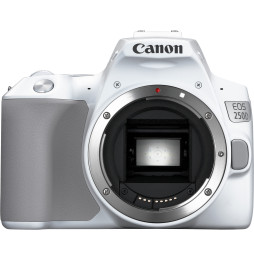 Canon EOS 250D, blanc + objectif EF-S 18-55mm f/4-5.6 IS STM (3458C001AA)