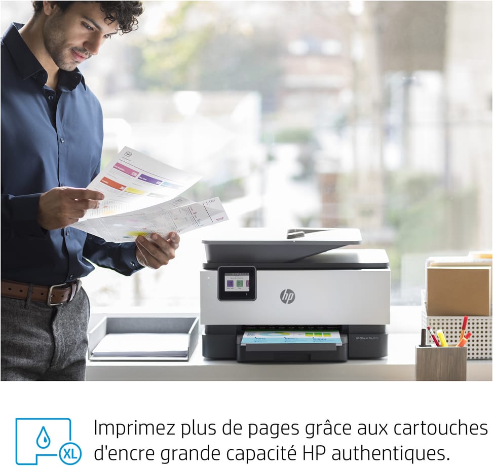 Imprimante multifonction Jet d’encre HP OfficeJet Pro 9010 (3UK83B)