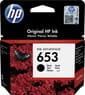 HP 653 noir - Cartouche d'encre HP d'origine Ink Advantage (3YM75AE)