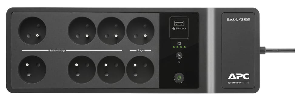 Onduleur monophasé Off-Line APC Back-UPS 650VA - 230V (BE650G2-FR)