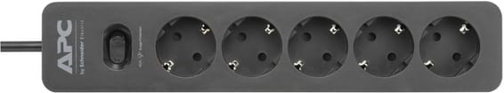 Multiprise parasurtenseur APC SurgeArrest Essential PME5B-GR - 5 prises FR (Schuko) / 2300 W