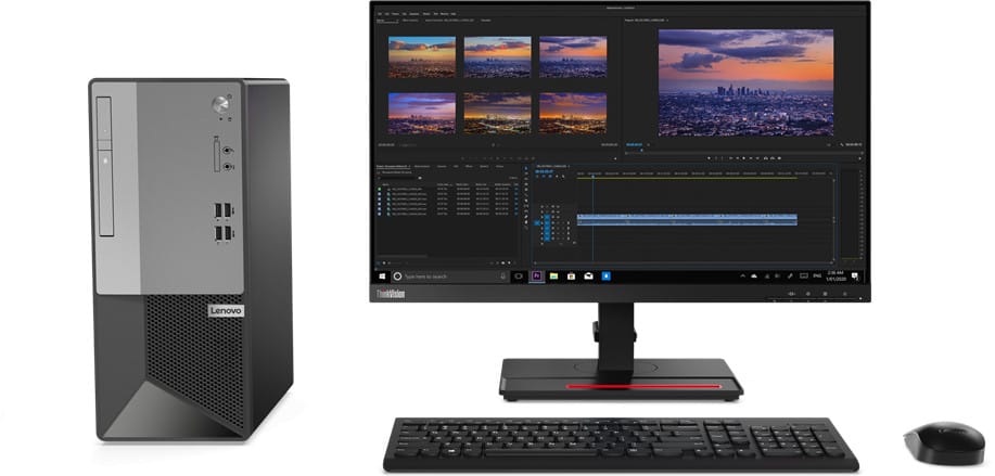 V50t TWR i3-10100 4GB 1TB 1 and garantie FD (11HD001FFM)