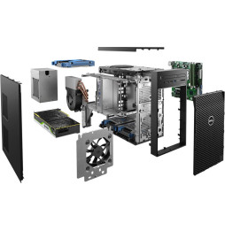 Station de travail Dell Precision 3640 Tour (DL-PR3640-W-1250-A)