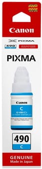 Canon GI-490 C Cyan - Bouteille d'encre Canon d'origine (0664C001AC)