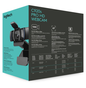 Webcam Logitech HD Pro C920s (960-001252)