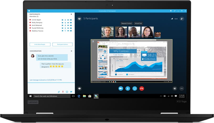 Ordinateur Portable Convertible Lenovo Thinkpad X13 Yoga Gen 1 (20SX000RFE)