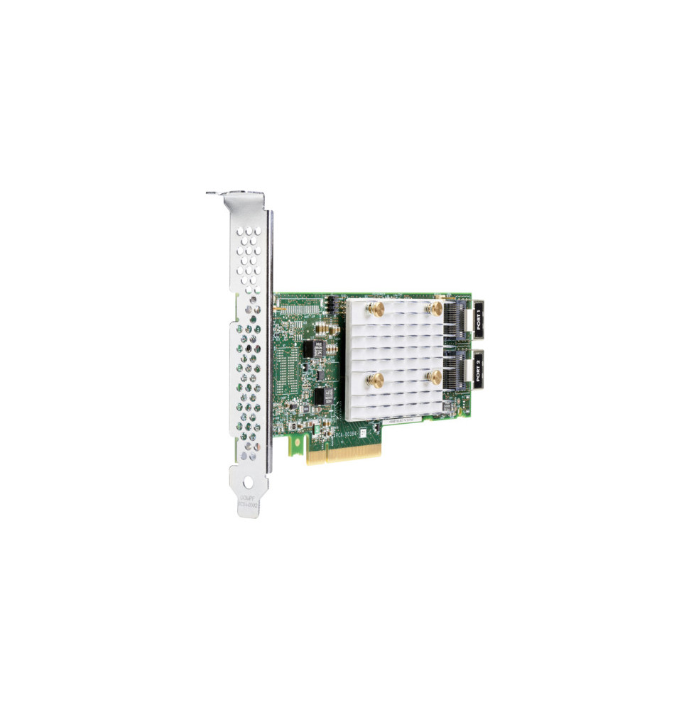 Contrôleur externe HPE Smart Array E208i-p SR de 10e génération (8 voies internes/Aucune mémoire cache), 12G SAS, PCIe (804394-B