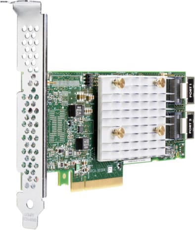 Contrôleur externe HPE Smart Array E208i-p SR de 10e génération (8 voies internes/Aucune mémoire cache), 12G SAS, PCIe