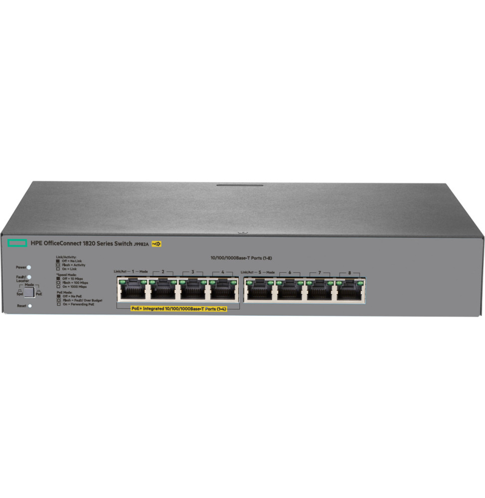 Switch HPE OfficeConnect 1820 8G PoE+ (65 W) (J9982A)
