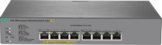 Switch Administrable HPE OfficeConnect 1820 8G PoE+ (65 W) (J9982A)