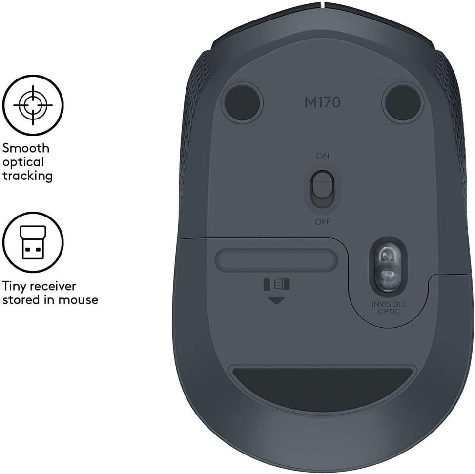 Souris sans fil Logitech M171 noire (910-004424)