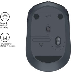 Souris sans fil Logitech M171 noire (910-004424)