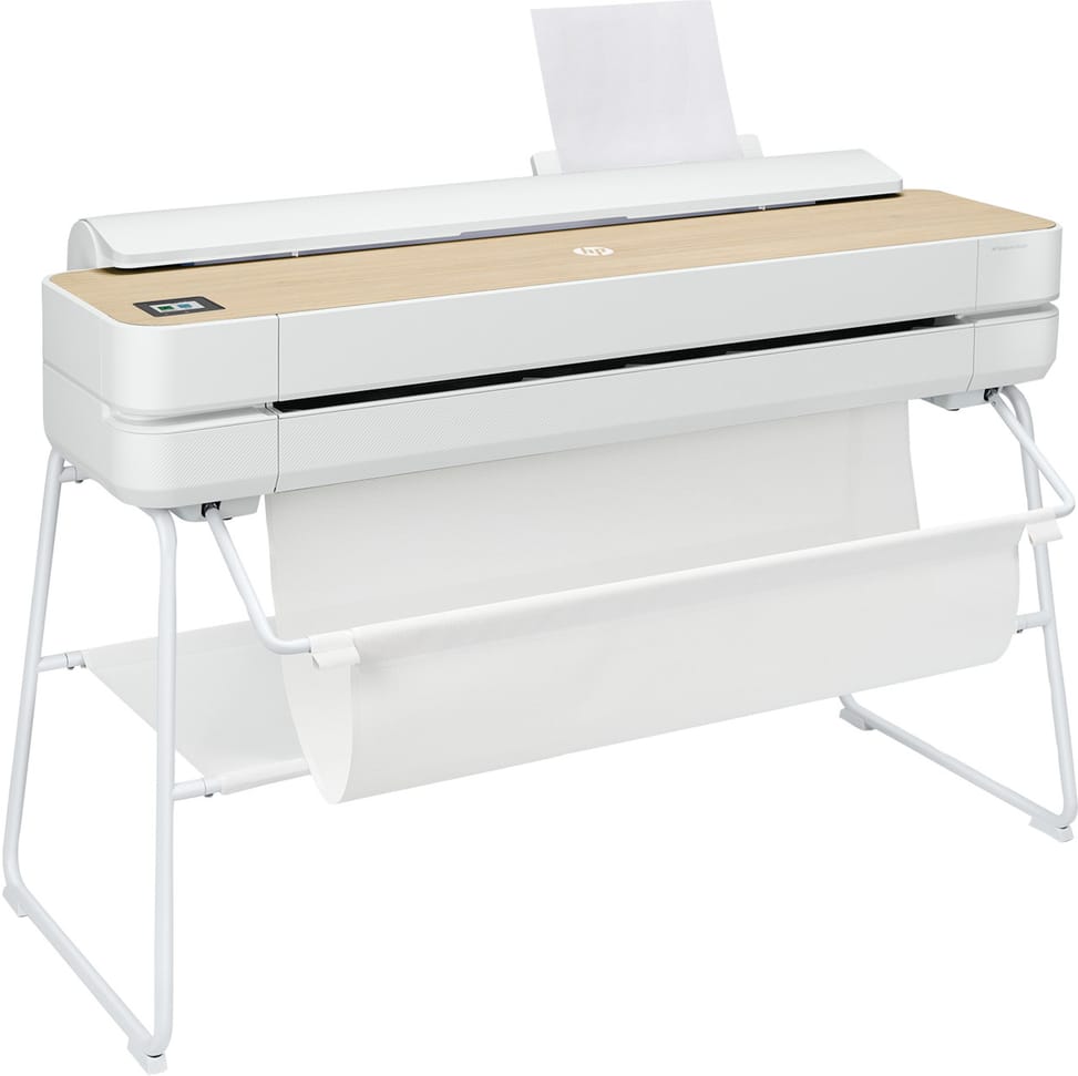 جهاز بلوتر HP DesignJet Studio 36 بوصة بتشطيب خشبي (5HB14A) — صورة 3