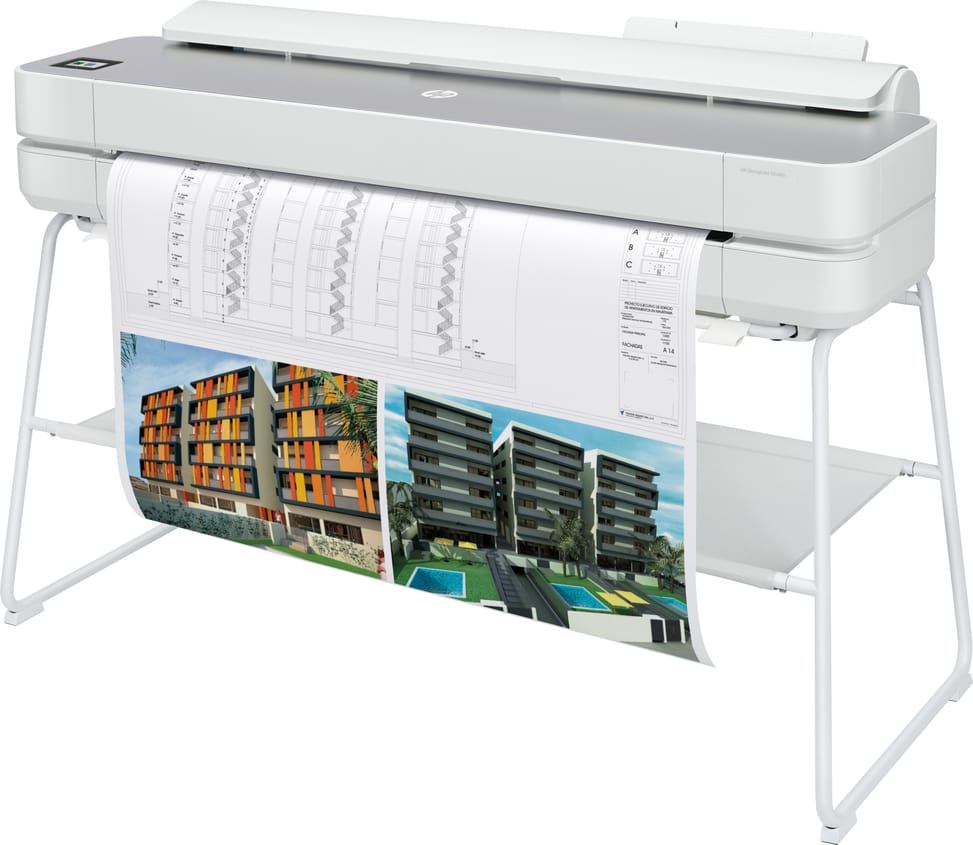 جهاز بلوتر HP DesignJet Studio 36 بوصة بتشطيب معدني (5HB14C) — صورة 7