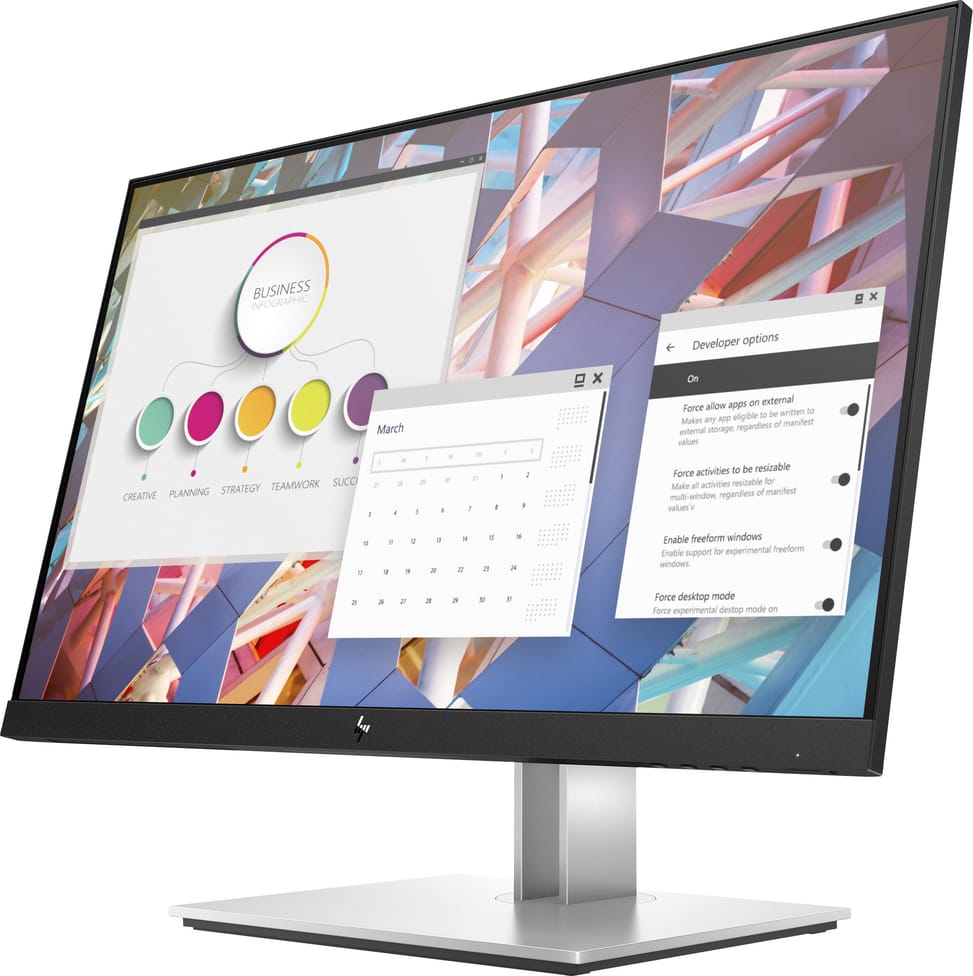 Écran 23,8" Full HD HP E24 G4 (9VF99AS)