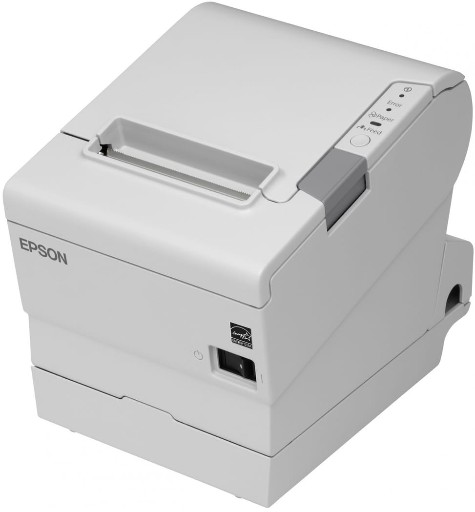 Imprimante de tickets Energy Star EPSON TM-T88V SÉRIE USB + PS-180 + CÂBLE AC  (C31CA85012)