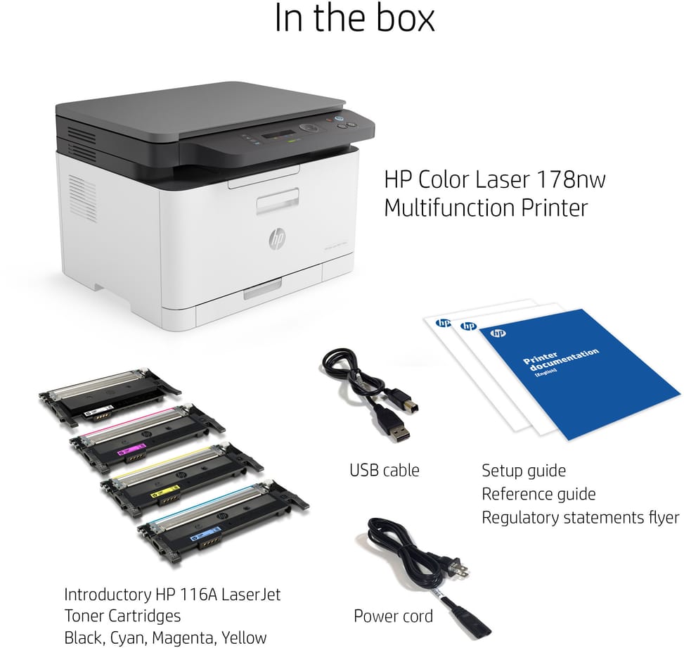HP 178nw Colour Laser Multifunction Printer (4ZB96A) — image 11