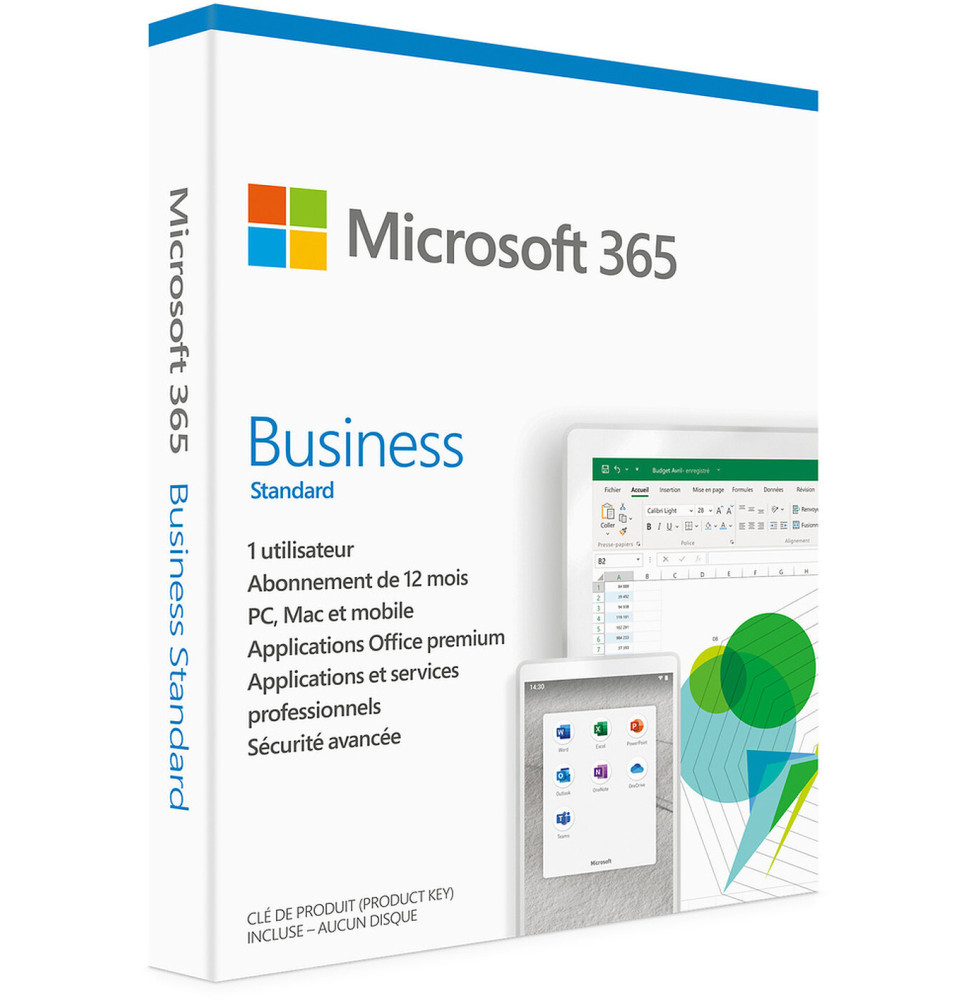 Microsoft 365 Business Standard Français - 1 an (KLQ-00508)