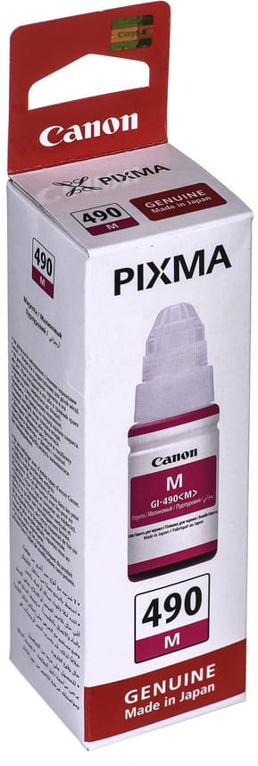 Canon GI-490 M Magenta - Bouteille d'encre Canon d'origine (0665C001AC) — image 2