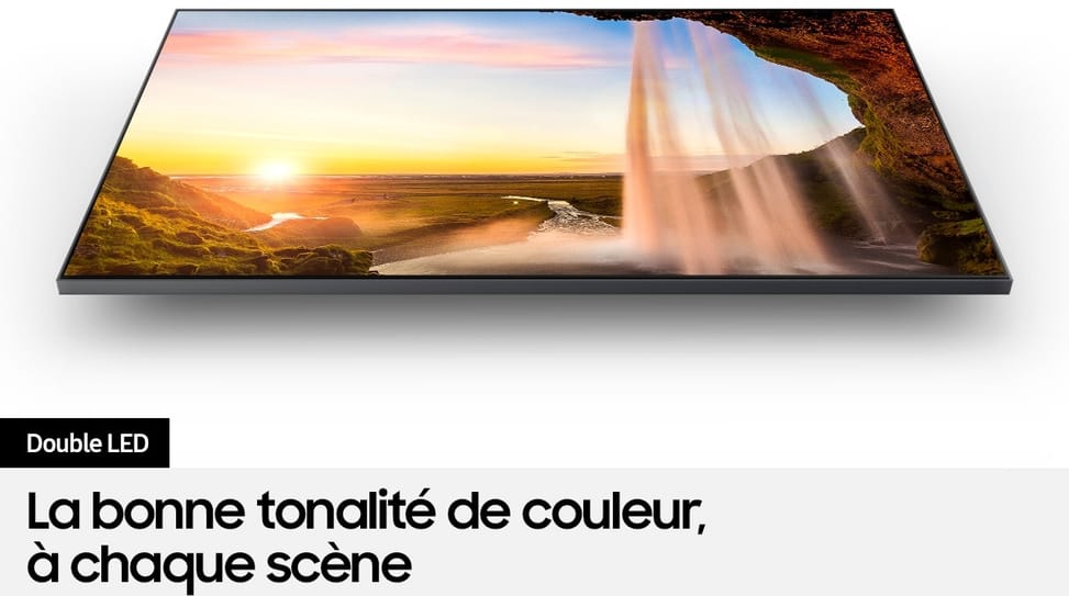 Téléviseur Samsung Smart 4K Ultra HD HDR QLED TV 55" (QA55Q60TAUXMV)