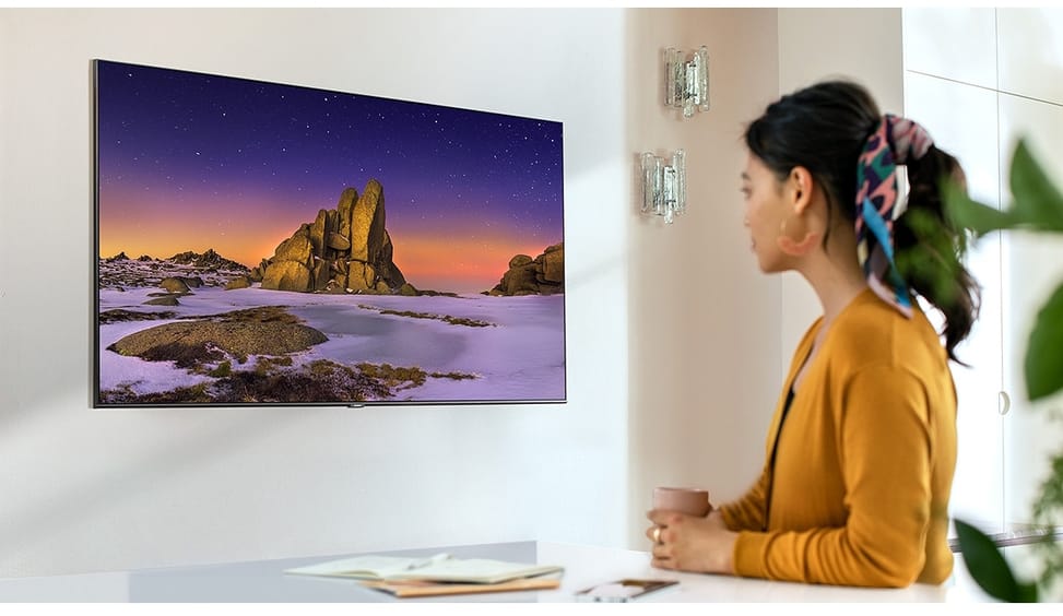 Téléviseur Samsung Smart 4K Ultra HD HDR QLED TV 55" (QA55Q60TAUXMV)