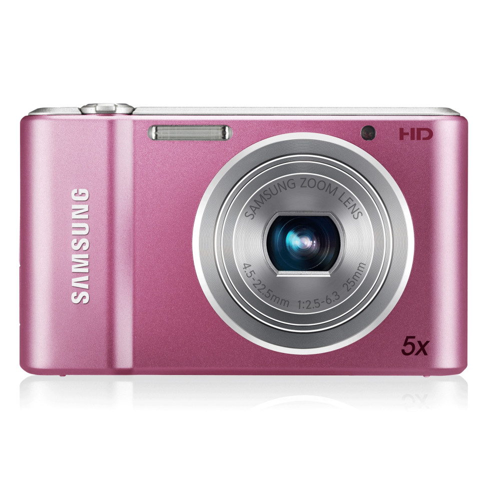 Appareil photo Samsung ST66 Rose - 16MP/5X (EC-ST66ZZDDPME) + Etui et Carte SD integrée offerts