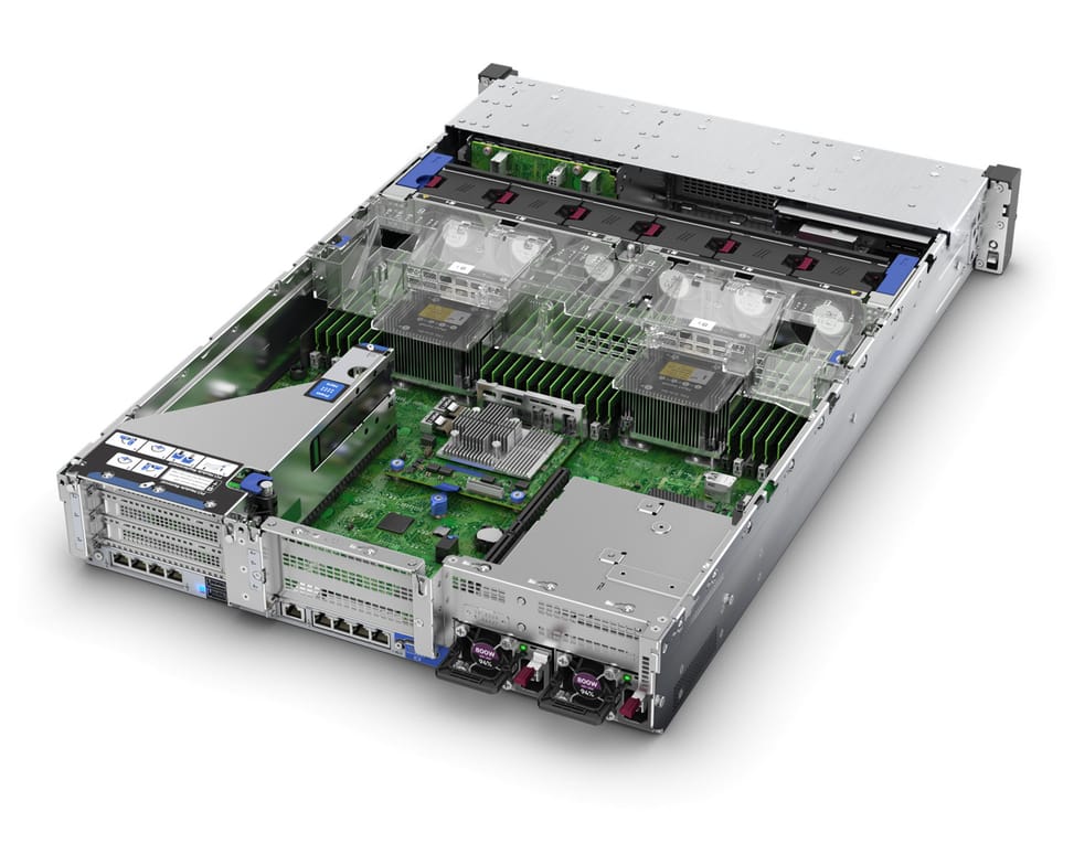 Serveur HPE ProLiant DL380 Gen10 4214R, monoprocesseur, 32 Go-R P408i-a NC 8 lecteurs SFF, alimentation 800 W (P24842-B21)