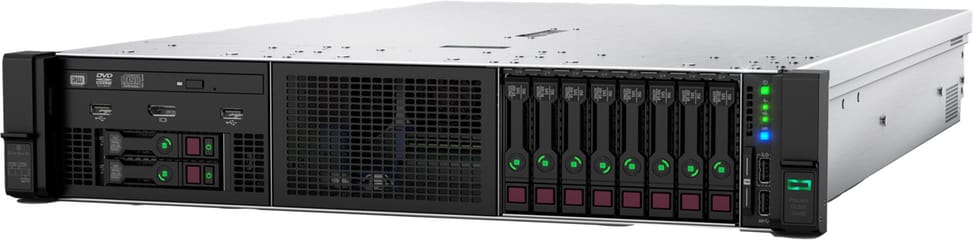 Serveur HPE ProLiant DL380 Gen10 4214R, monoprocesseur, 32 Go-R P408i-a NC 8 lecteurs SFF, alimentation 800 W (P24842-B21)