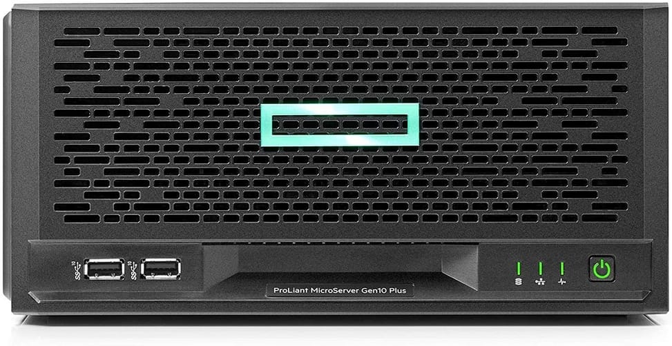 Serveur externe HPE ProLiant MicroServer Gen10 Plus E-2224 S100i 4 disques LFF-NHP 1 To 180 W PS (P18584-421)