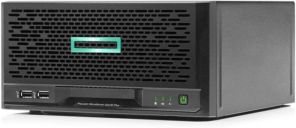 Serveur externe HPE ProLiant MicroServer Gen10 Plus E-2224 S100i 4 disques LFF-NHP 1 To 180 W PS (P18584-421)